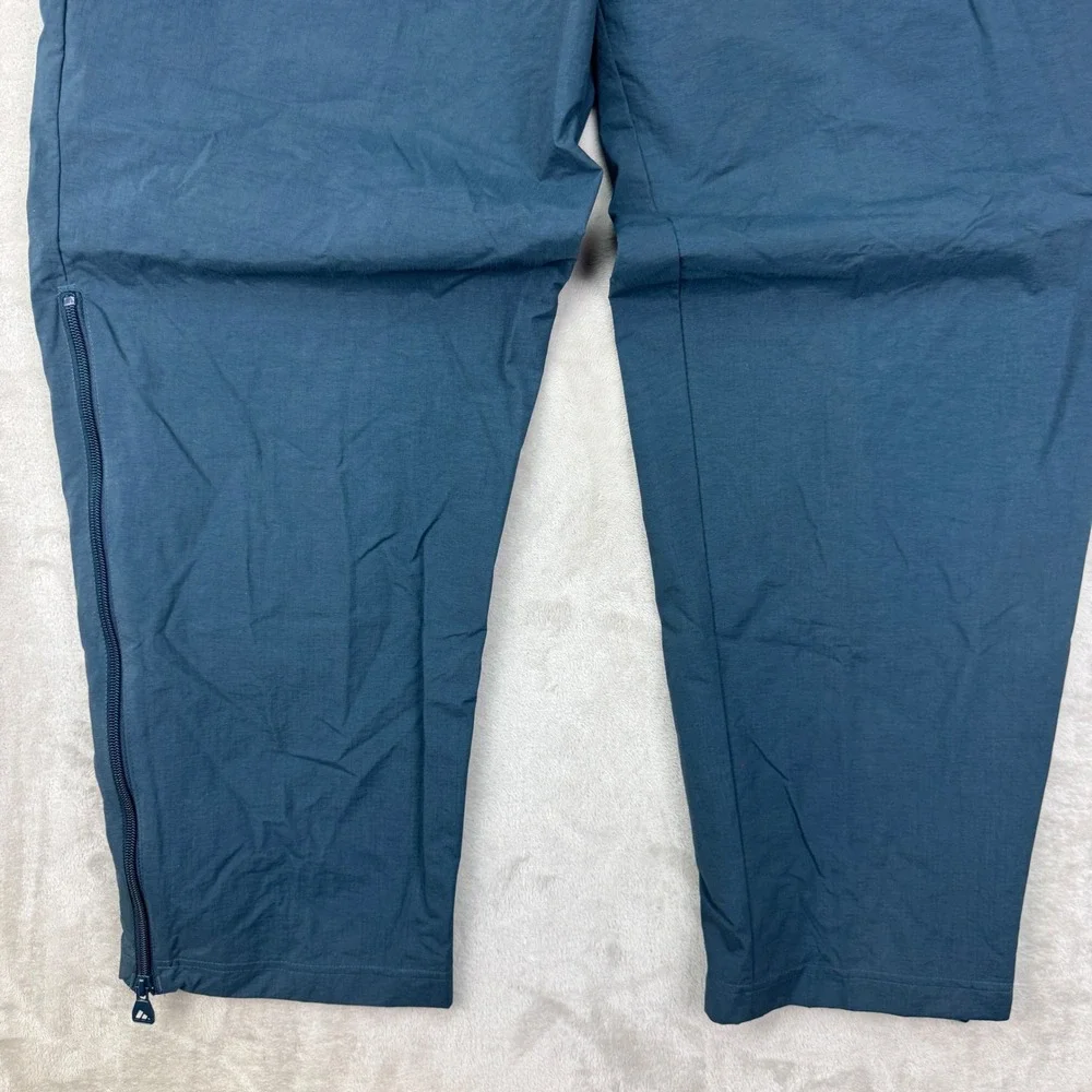 90s Adidas Track Pants Mens Large  Orange Zip Leg Windbreaker Vintage Sportswear